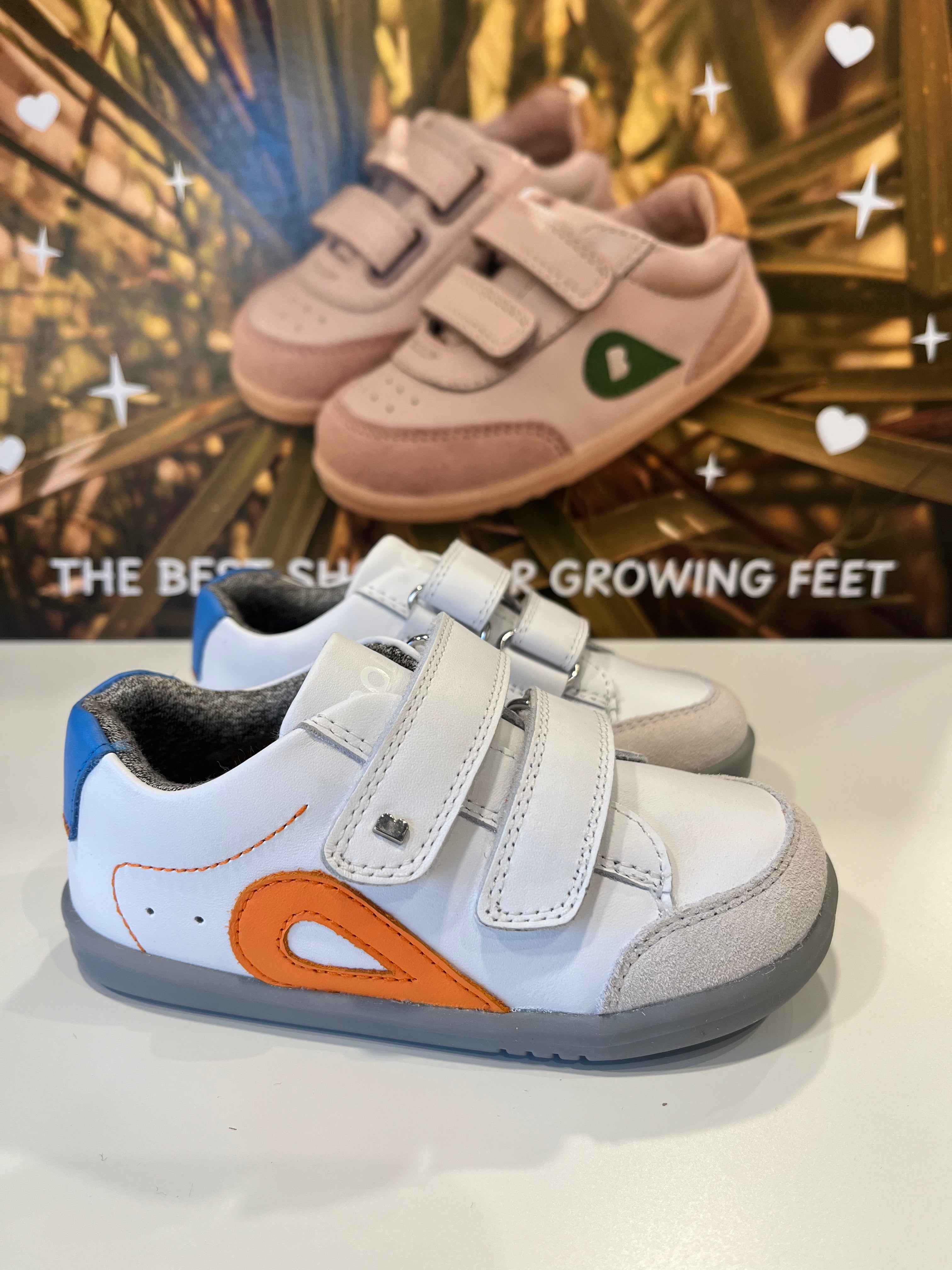 Bobux I walk blaze White azure
