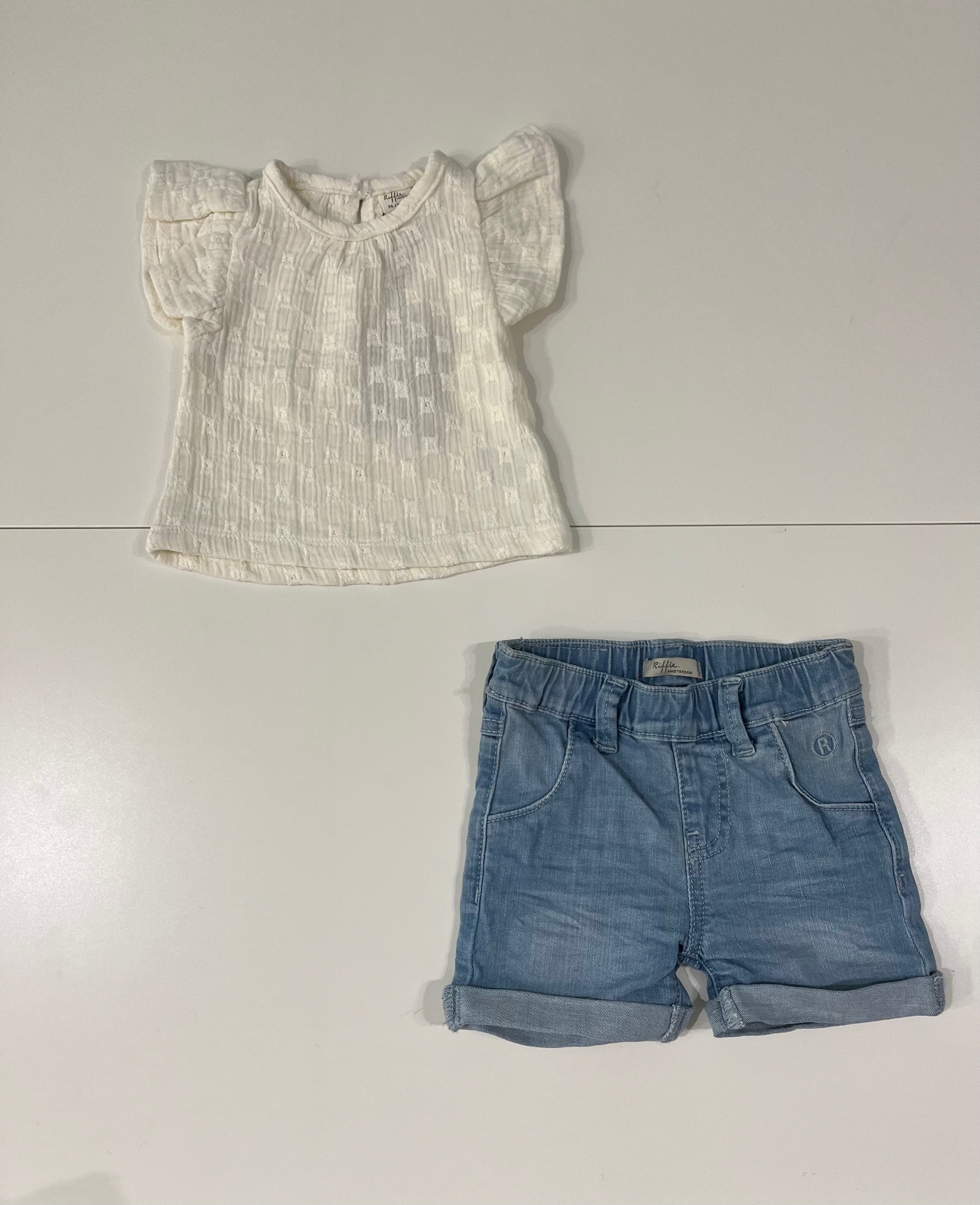 Riffle short in jeans