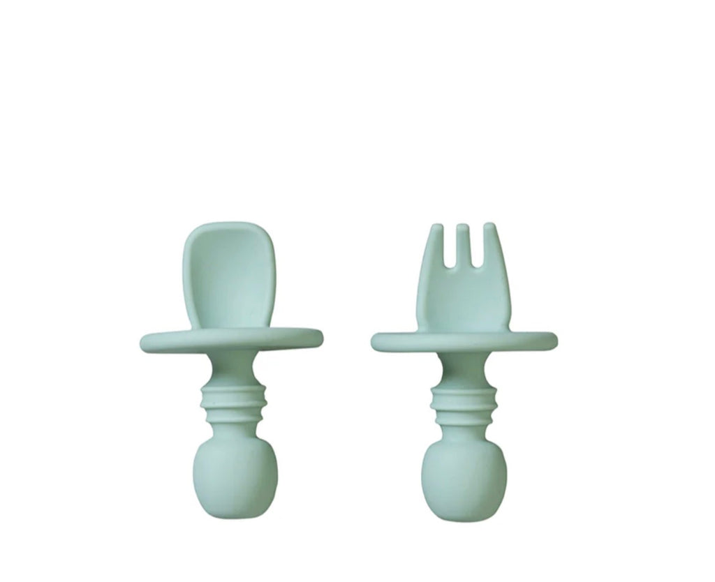 Posate in silicone anti soffocamento