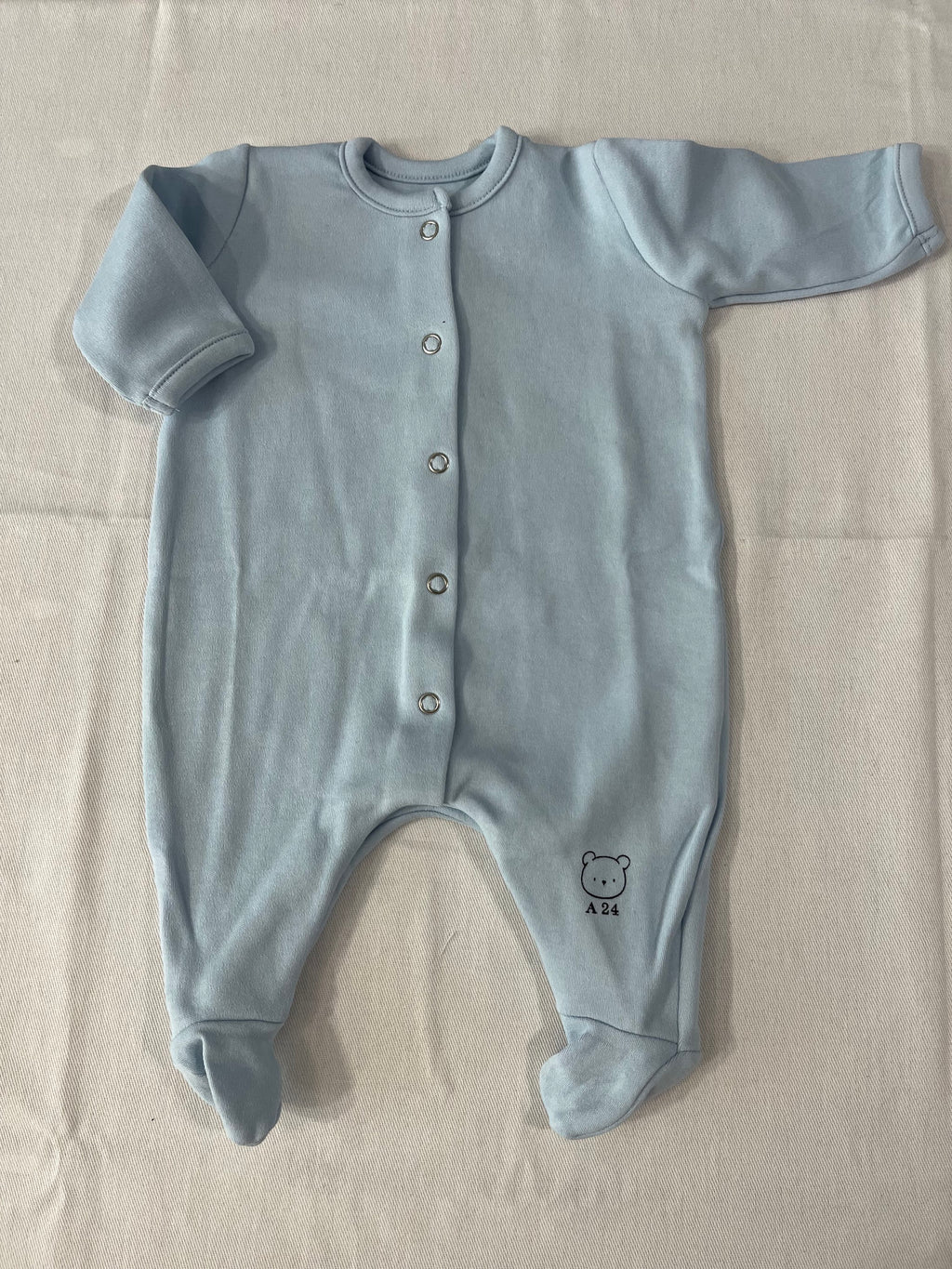 Tutina nascita con piedini aperta davanti nursery