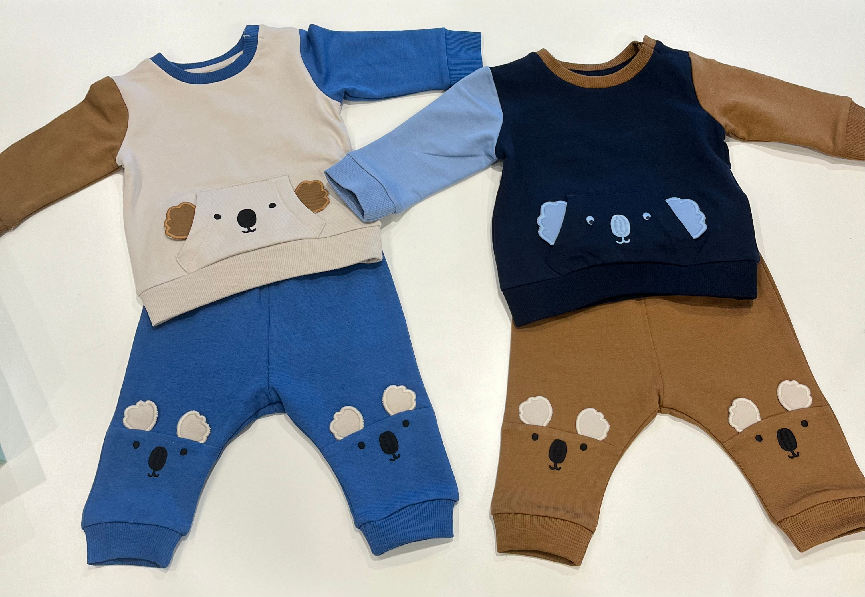 Tuta koala blu