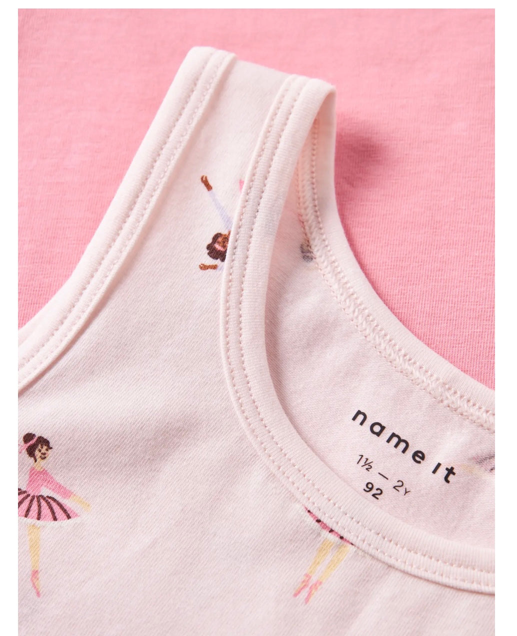 Set 2 Pz canottiere spallina larga ballerina