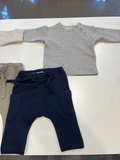 Completo righe blu