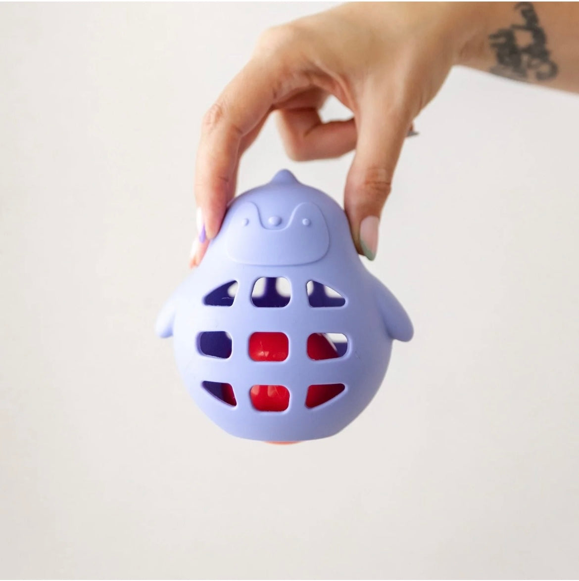Sonagli in silicone orso e pinguino