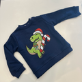 Felpa Natale dinosauro baby