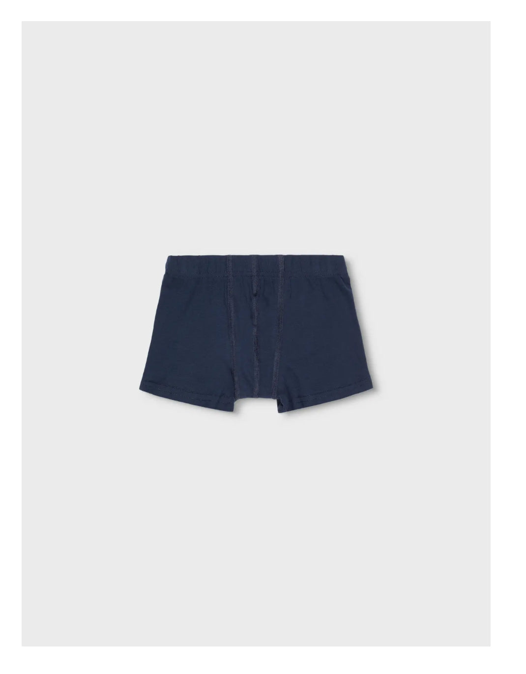 Set 3 pz boxer in cotone grigio/blu