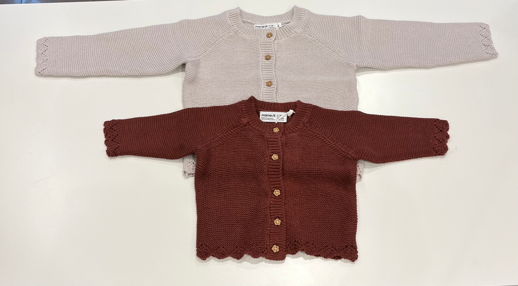 Cardigan in filato ghiaccio