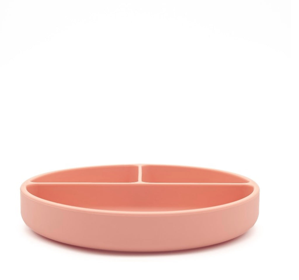 Piatto in silicone con ventosa