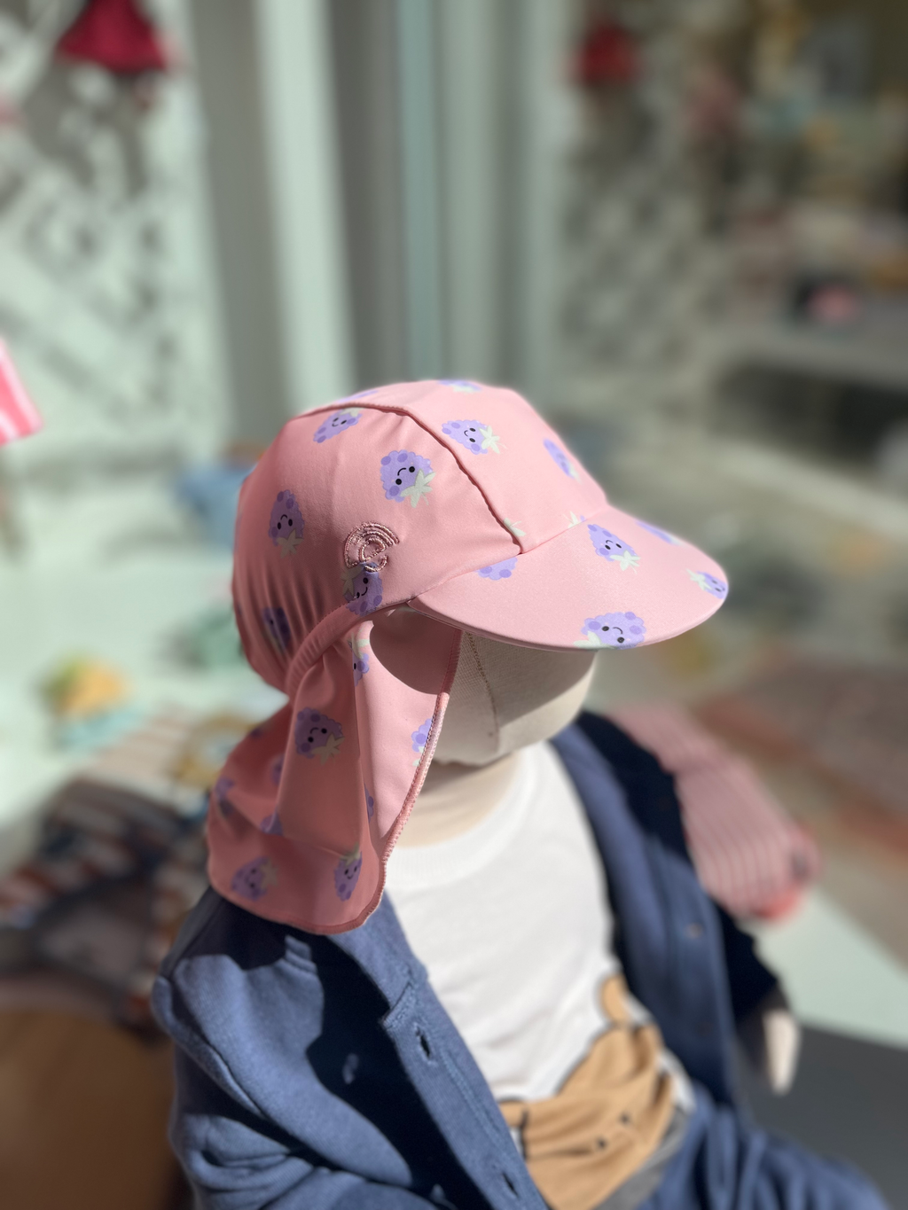 Cappellino anti uv con visiera