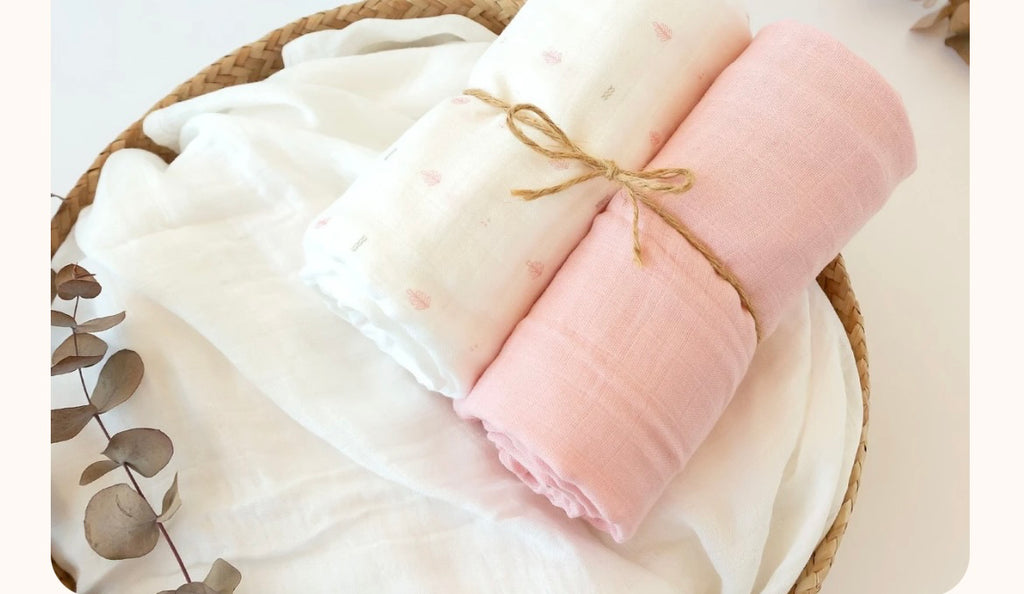 Set 2 mussole 120x120 cm