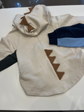 Felpa drago crema e verde