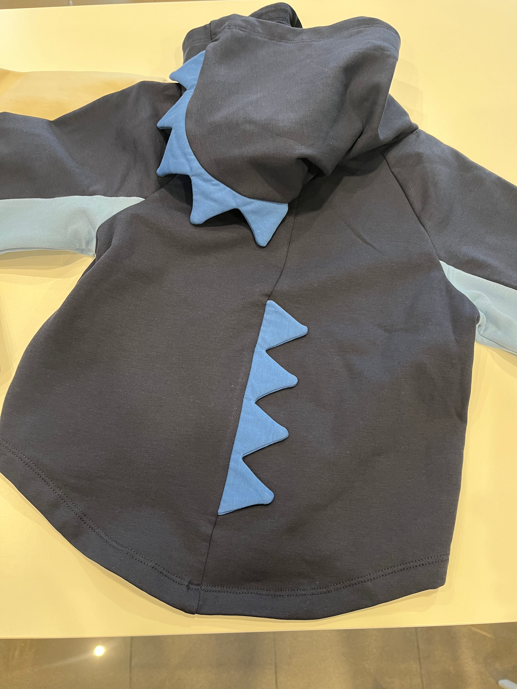 Felpa drago blu e azzurro
