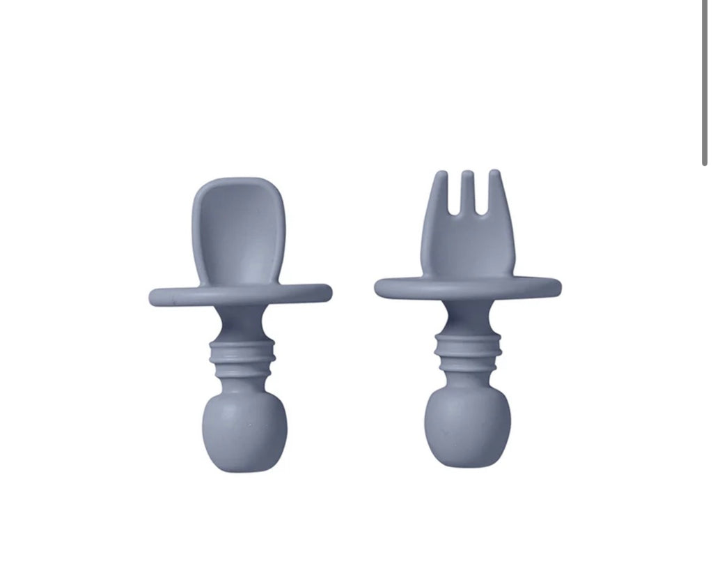Posate in silicone anti soffocamento