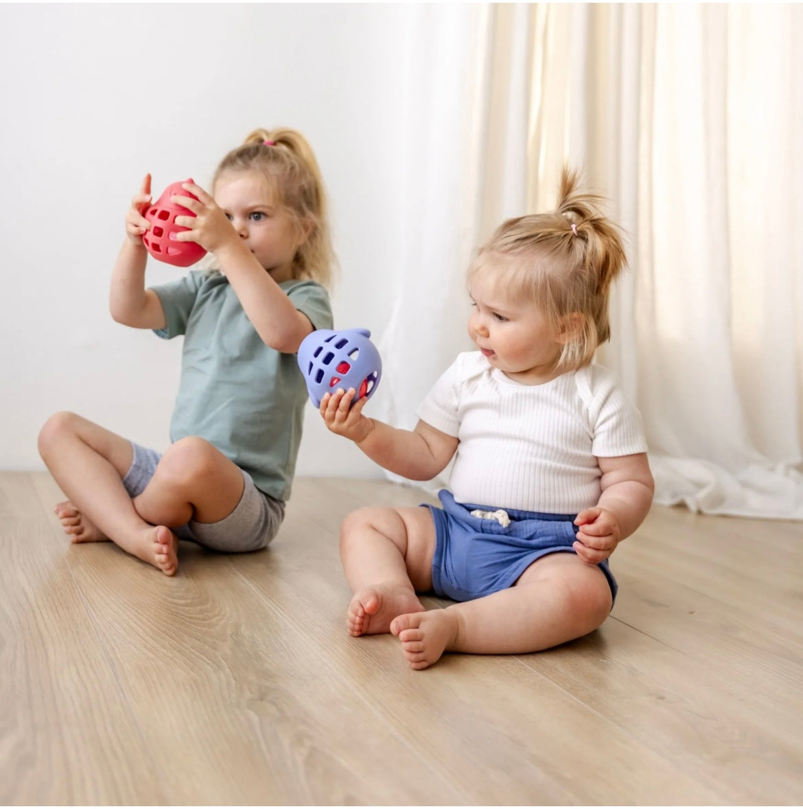 Sonagli in silicone orso e pinguino