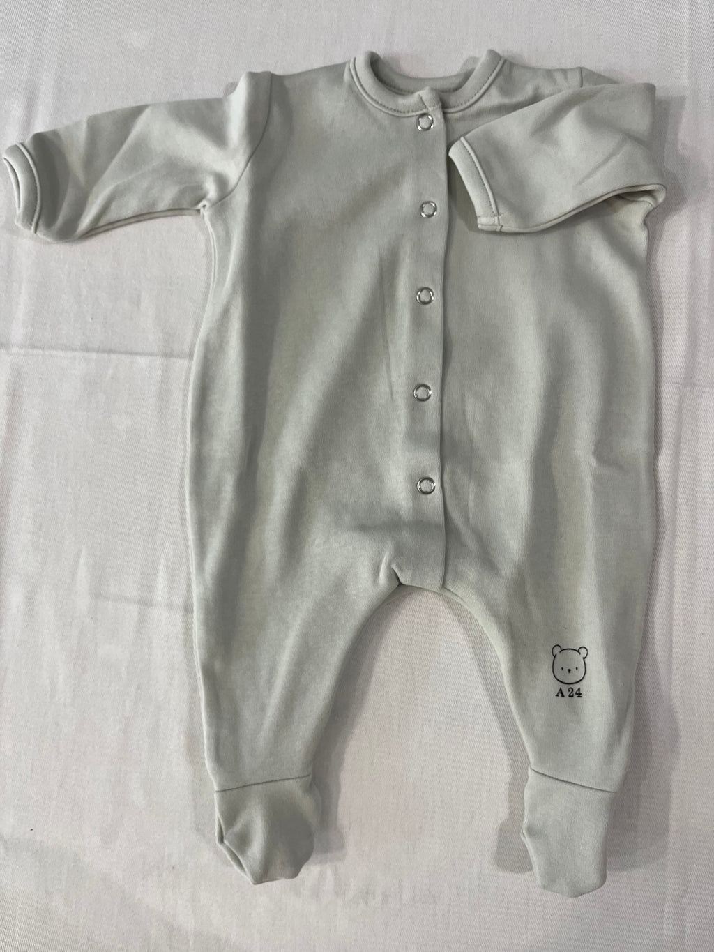 Tutina nascita con piedini aperta davanti nursery