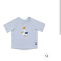 t-shirt anti uv azzurra