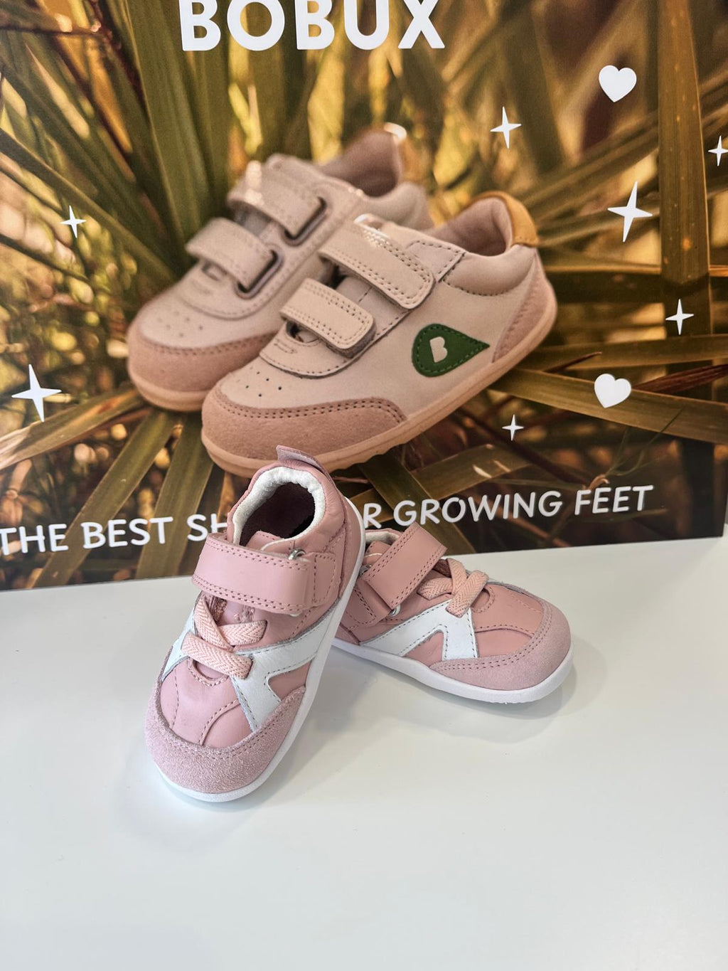 Bobux Explorer chase ballet pink