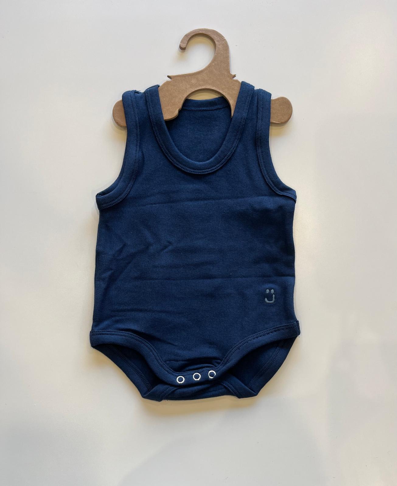 body smanicato 0/36 mesi cotone