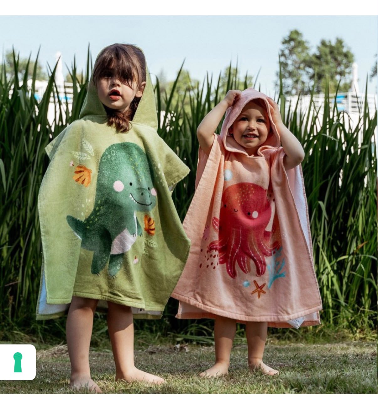 poncho in spugna