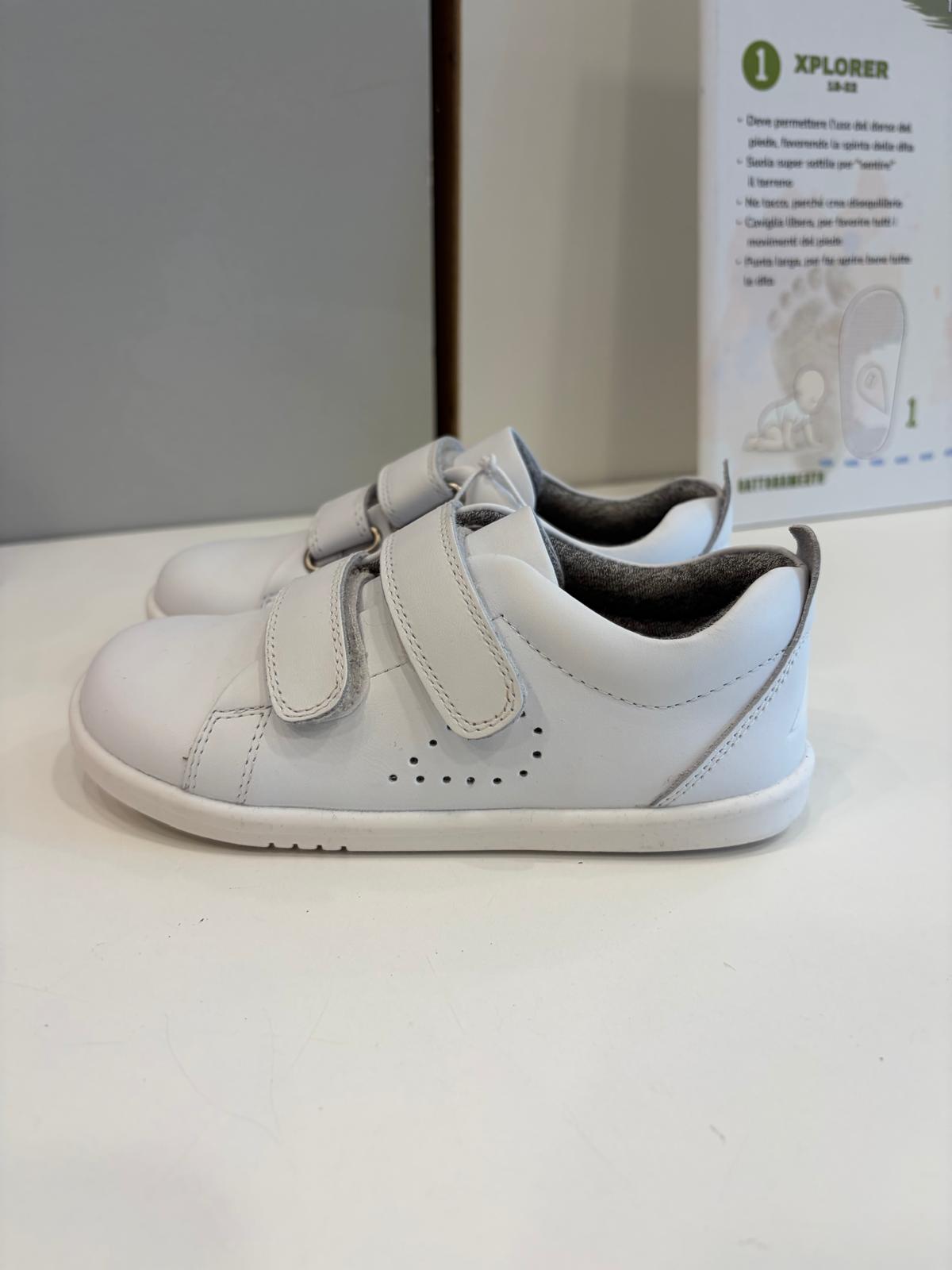 bobux I walk grass court optical white