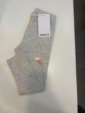 leggins in cotone grigio con arcobaleno