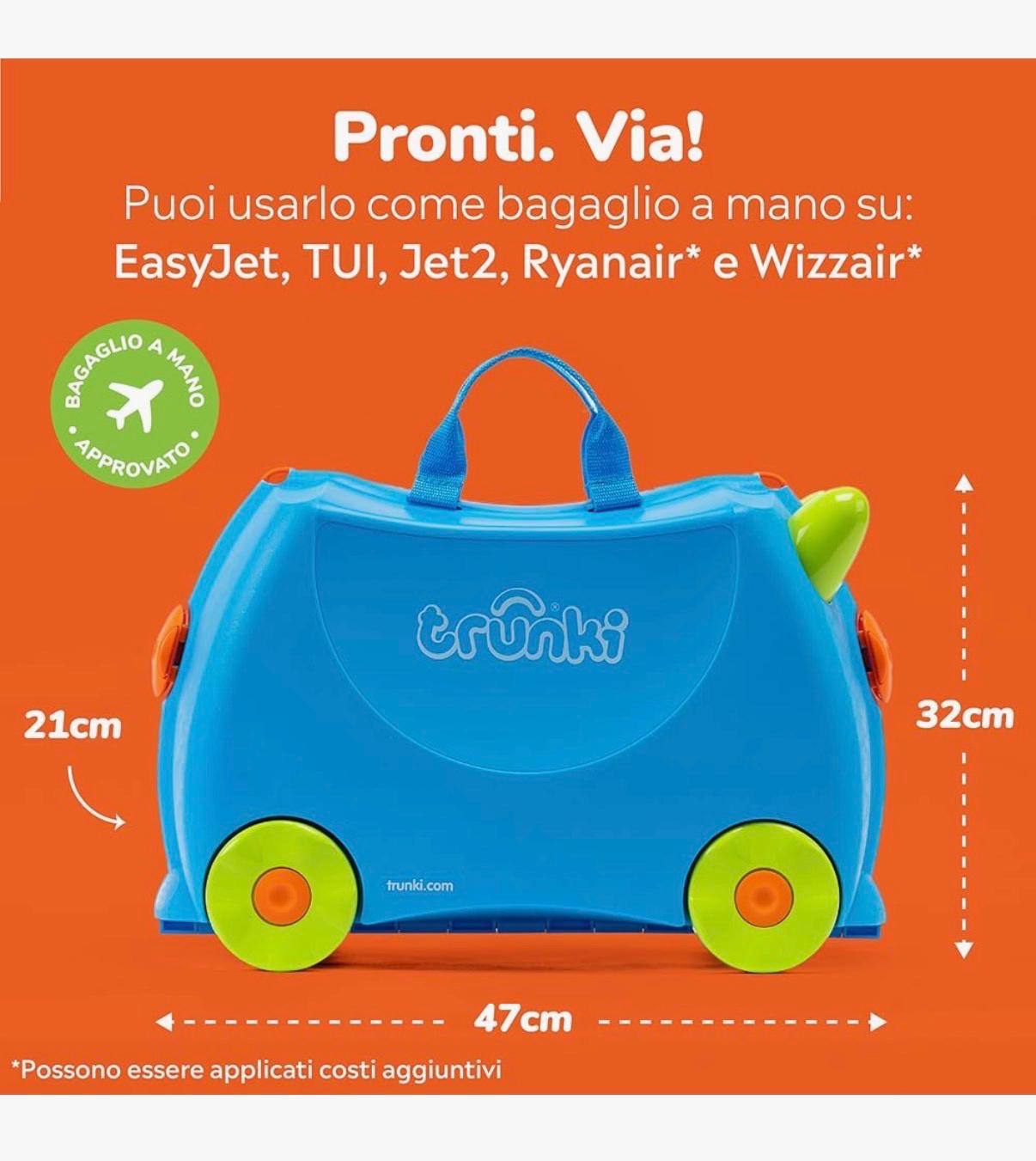 TRUNKI VALIGIA CON RUOTE