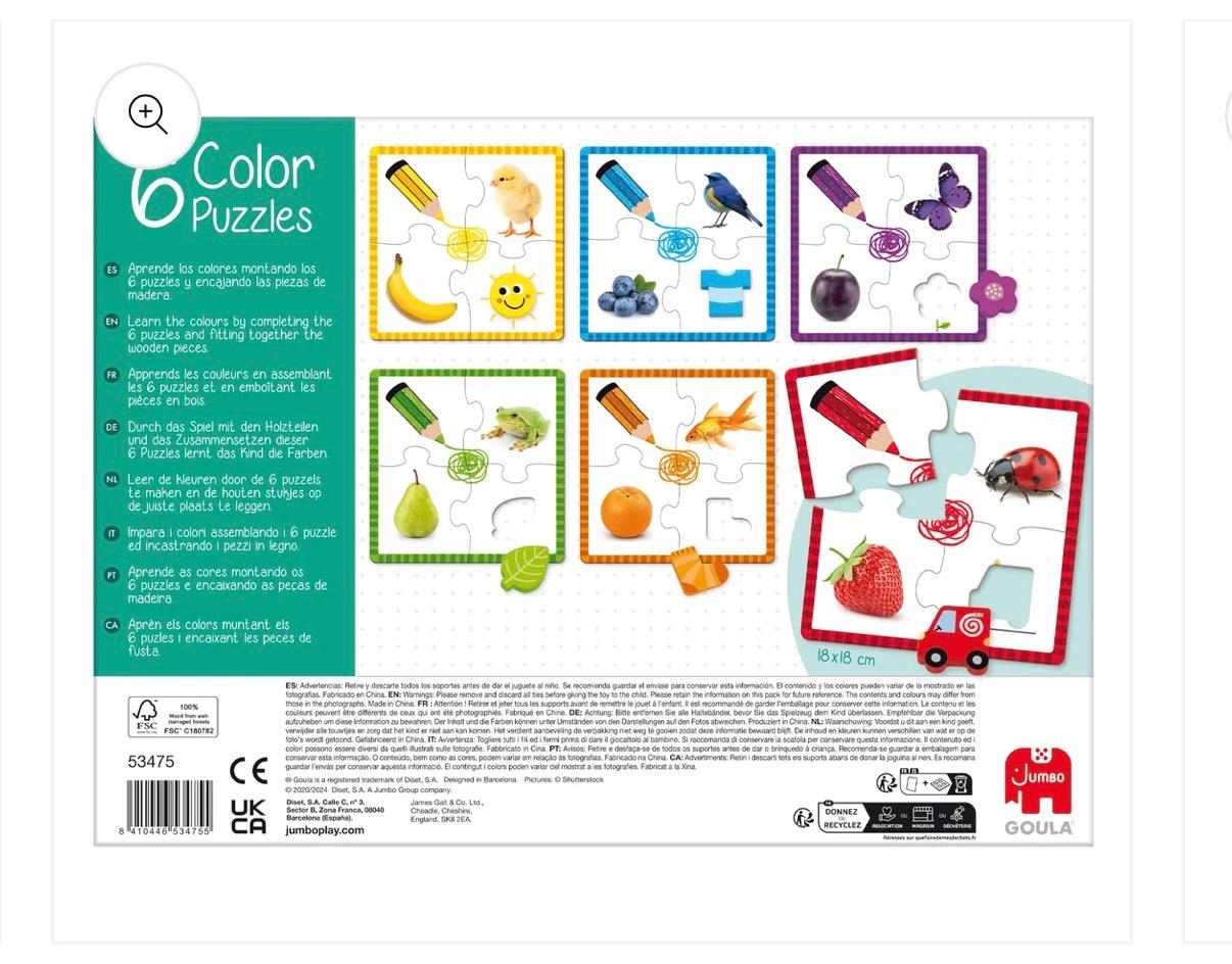puzzle forme e colori goula