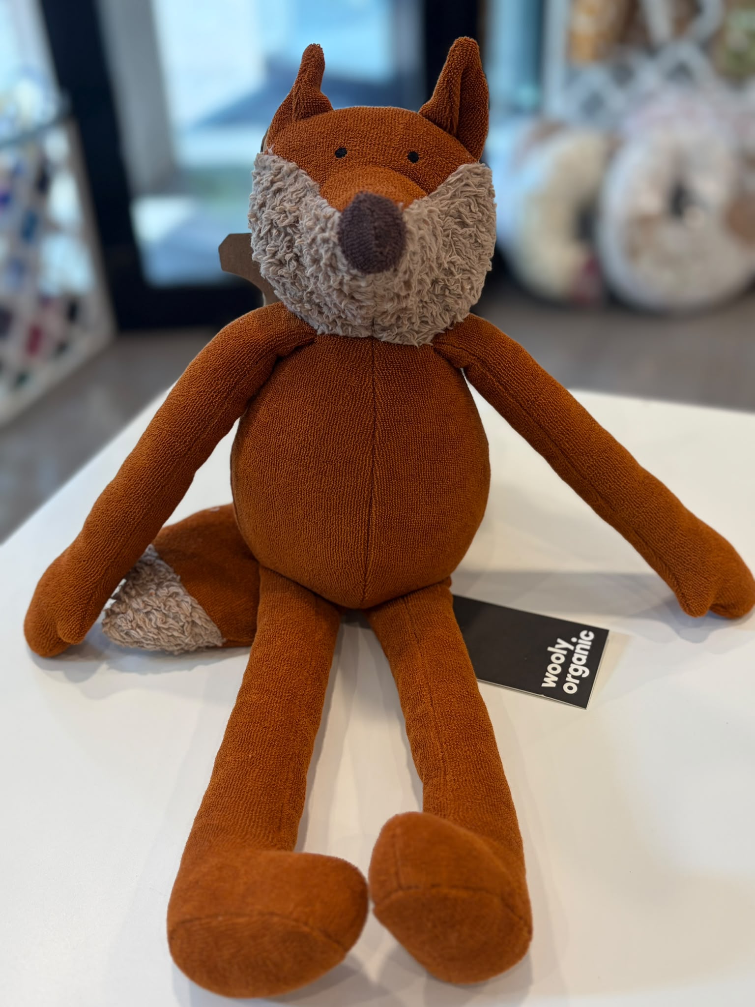 peluche la volpe wooly organic