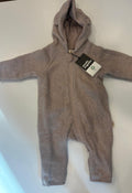 tutina con cappuccio wooly organic