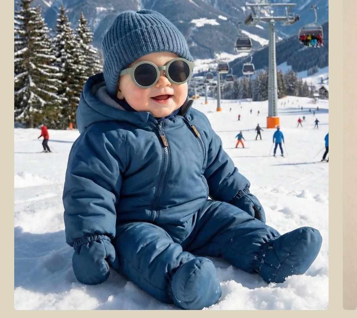 occhiali da sole morbidi piegabili Baby Mocs