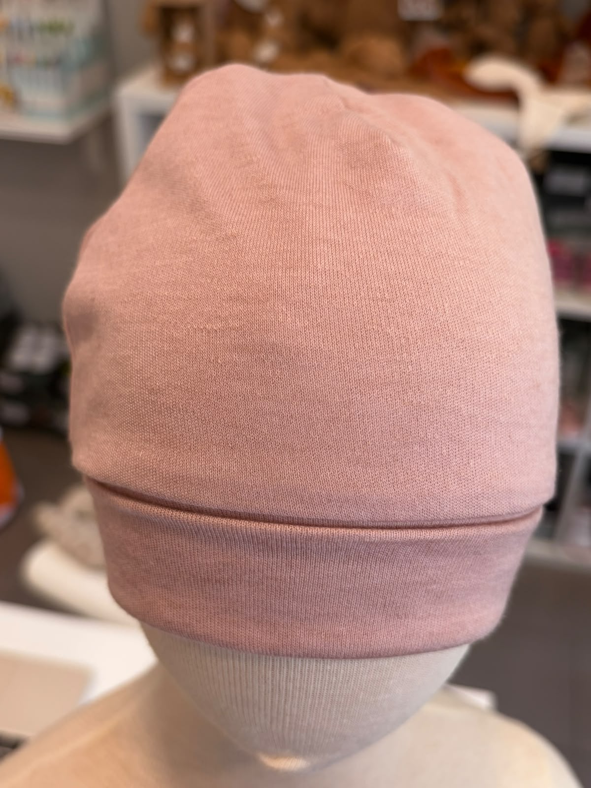 berretto wooly organic rosa o blu