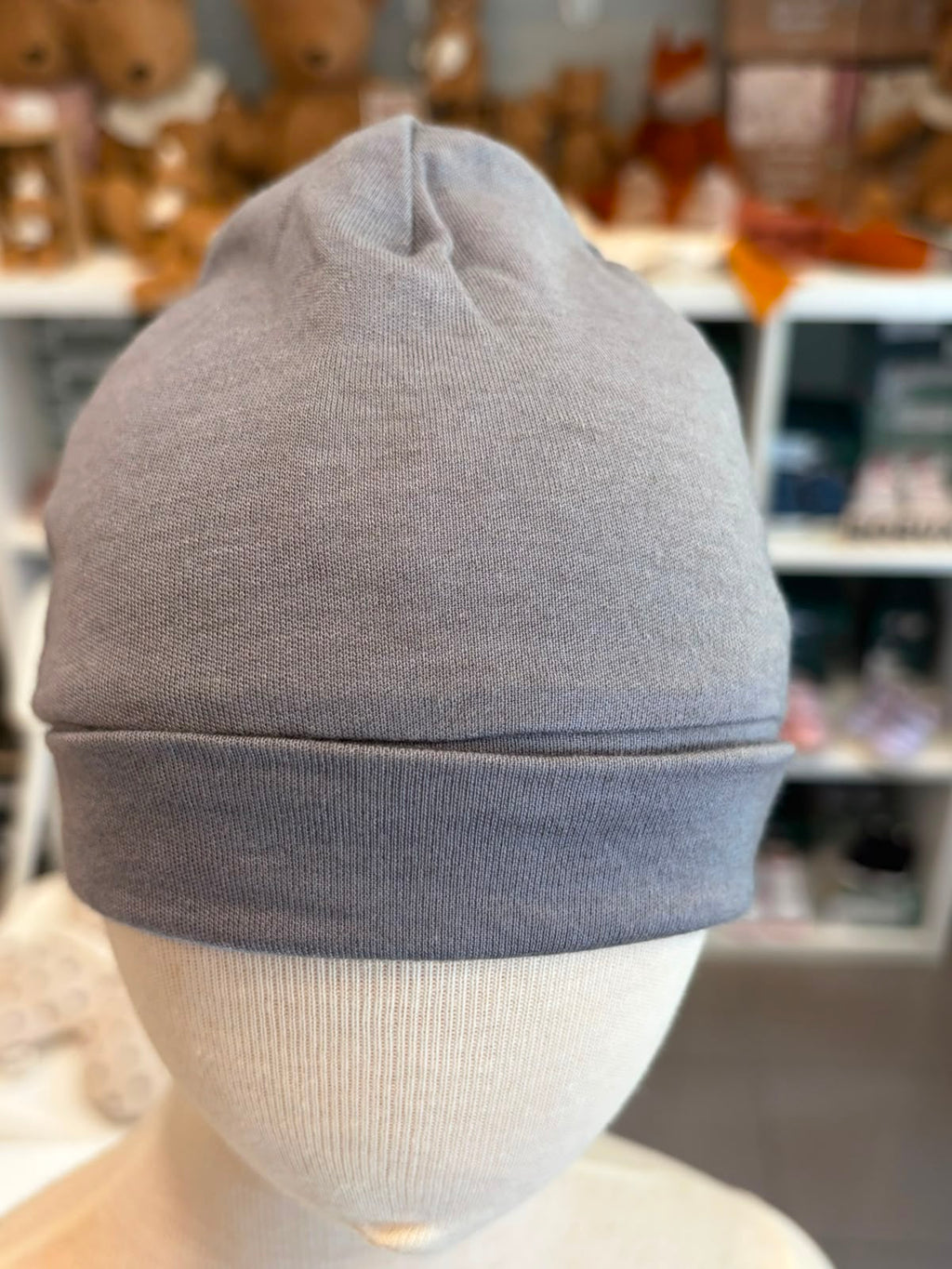 berretto wooly organic rosa o blu