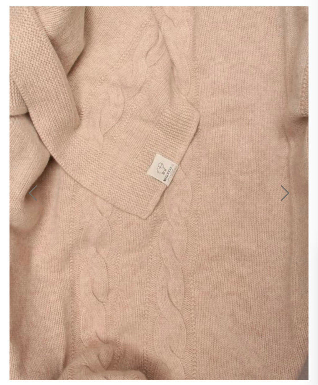 COPERTA CULLA LA MERINO 80X100 CM MAGLIFICIO DI VERONA