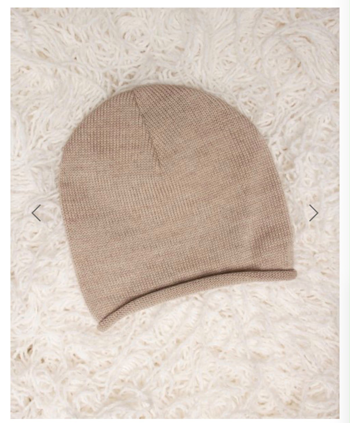 CAPPELLINO NEONATO IN PURA LANA MERINO MAGLIFICIO DI VERONA