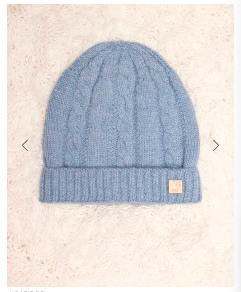 CAPPELLINO LANA MERINO TRECCE MAGLIFICIO DI VERONA