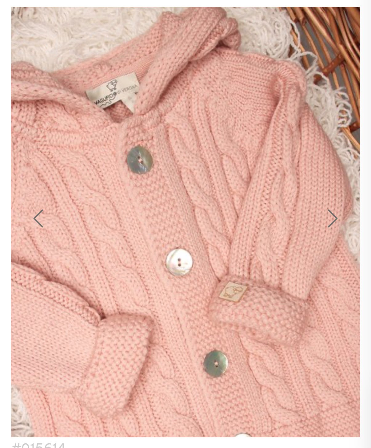 CARDIGAN CON CAPPUCCIO LANA MERINO MAGLIFICIO DI VERONA