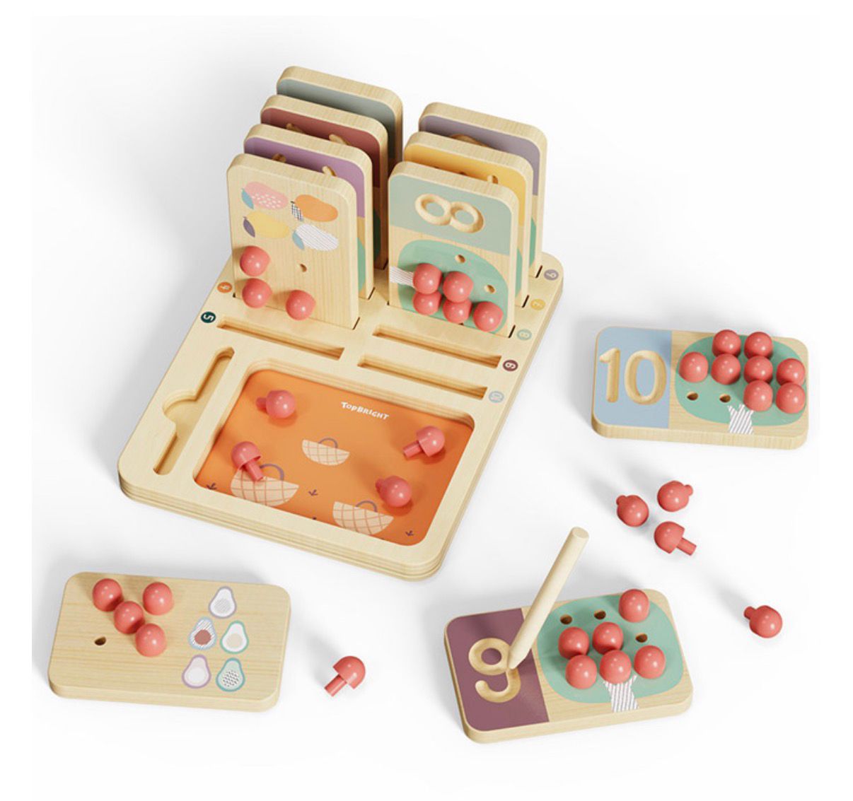 gioco educativo Cobb chiodini per contare +36 topbright