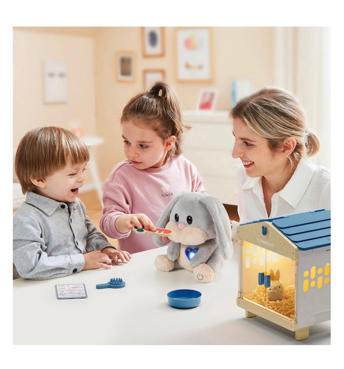 gioco educativo mamma coniglio +36 topbright