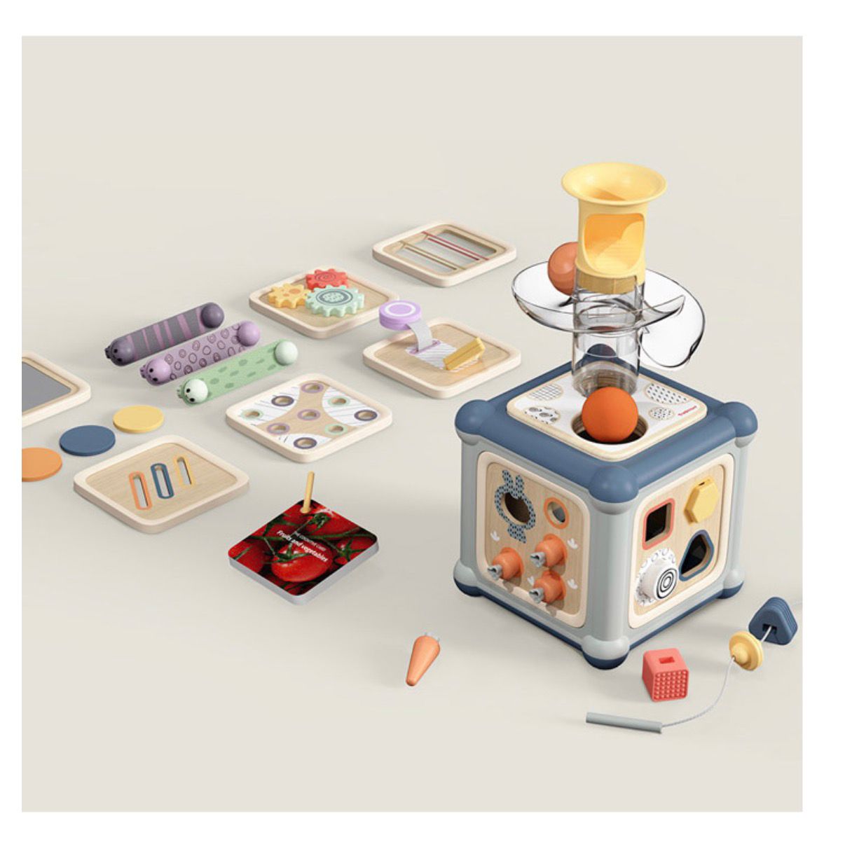 cubo educativo multi attività topbright 12+