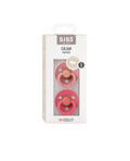 BIBS se 2 ciucci colour anatomical in lattice taglia 0/6 mesi