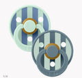 BIBS set 2 pezzi ciucci colour studio menta /blu
