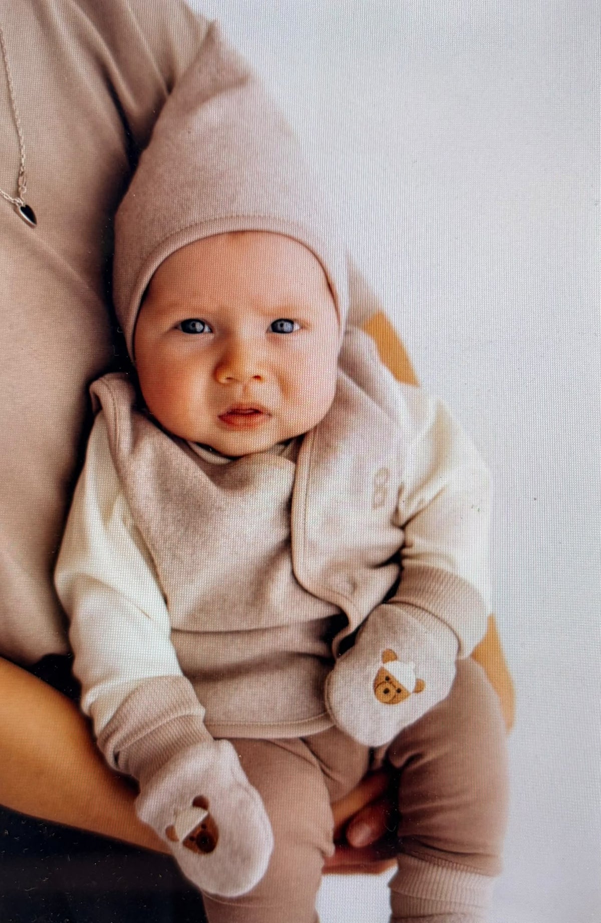 cappellino ricamato wooly organics pile di cotone gots