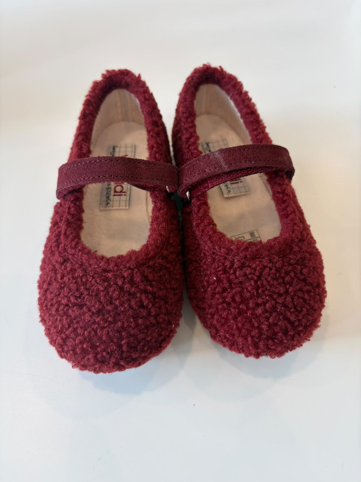 ballerina in teddy bordeau vulladi con laccetto regolabile