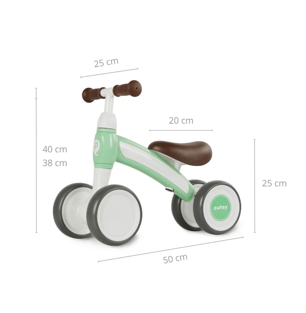 cavalcabile , triciclo a quattro ruote cute