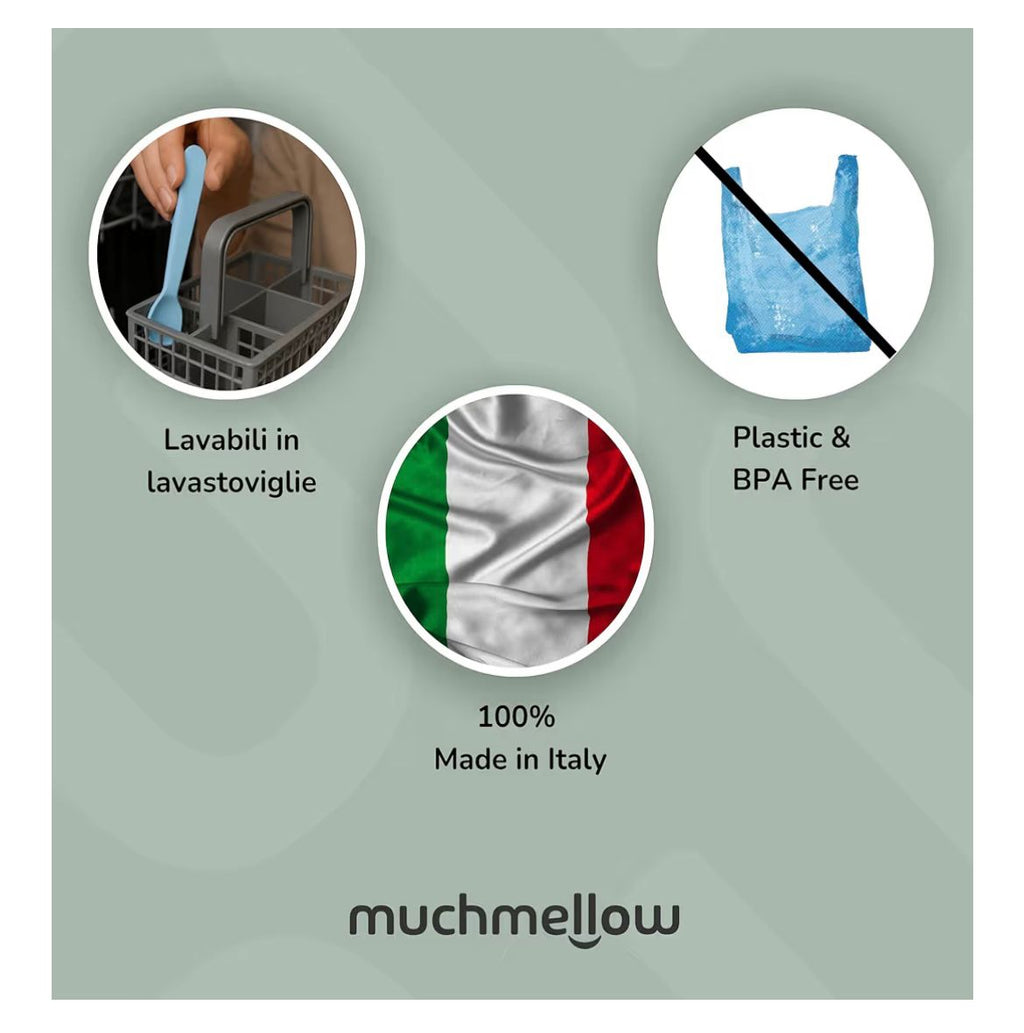 set pappa silicone alimentare con ventosa