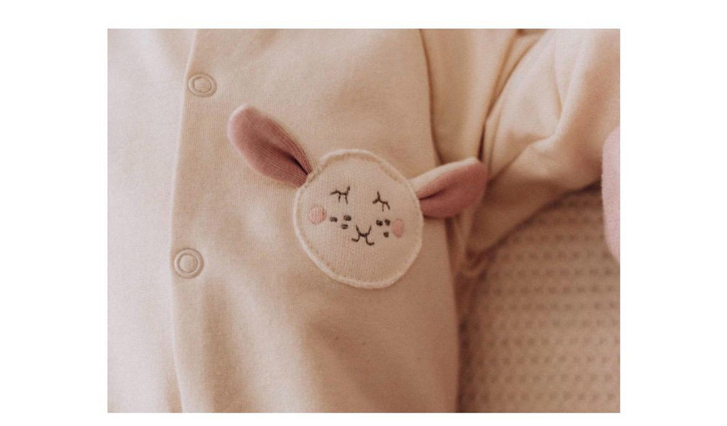 Tutina Wooly organic coniglietta rosa