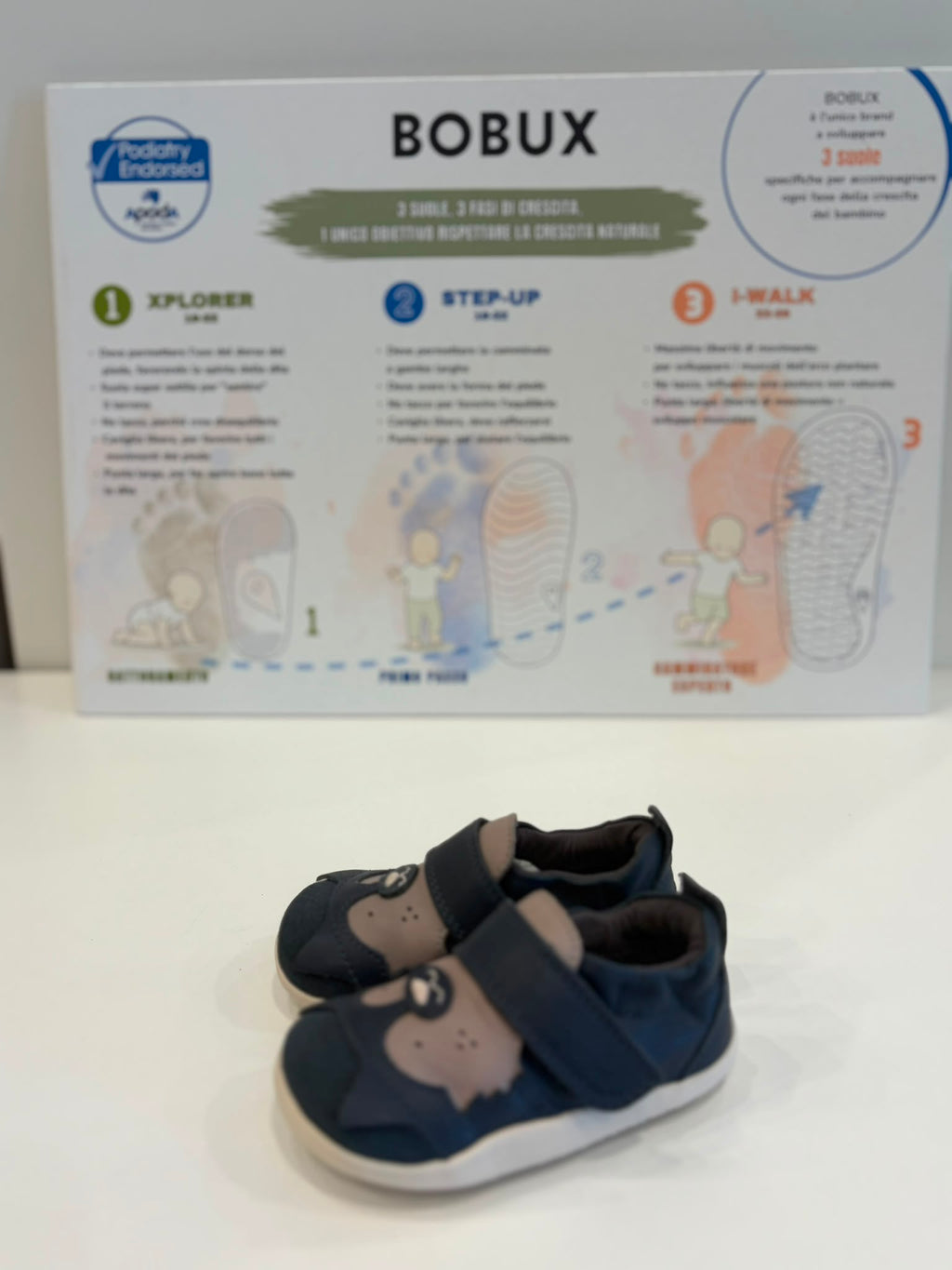 Bobux Explorer critters navy
