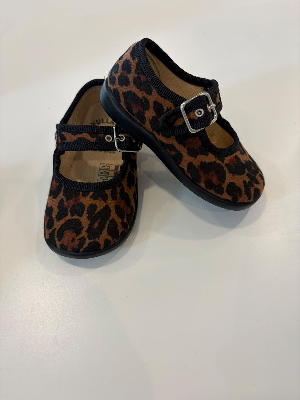 ballerina leopardata vulladi con laccetto regolabile
