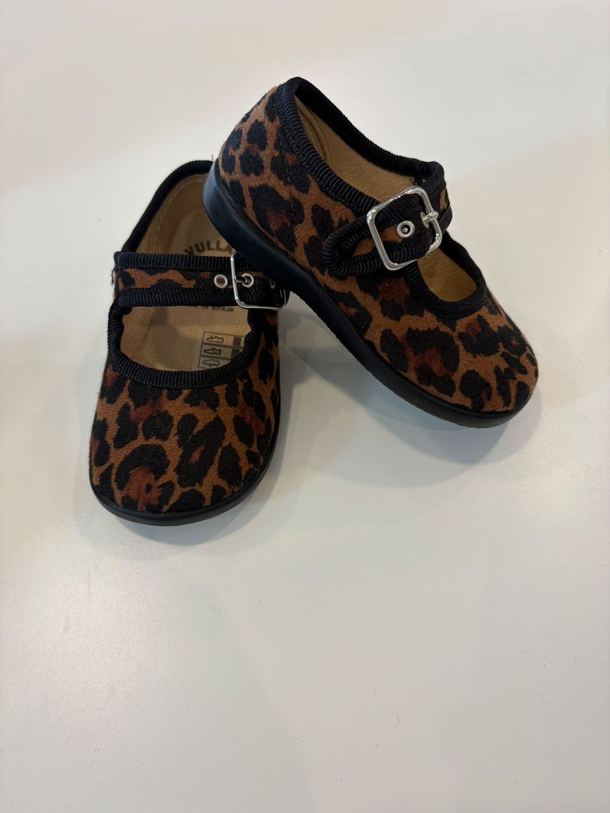 ballerina leopardata vulladi con laccetto regolabile