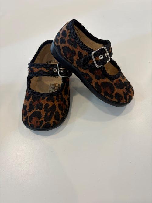 ballerina leopardata vulladi con laccetto regolabile